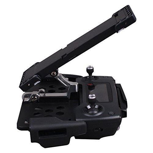 Preisvergleich Produktbild REFURBISHHOUSE Faltbare Smartphone Tablet Stand Halter Halterung Clip Stretching Halterung fuer DJI Mavic Pro Air Spark Fernbedienung, schwarz