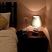 Kurtzy Contemporary Ivory Crackle Pebble Table Desk Lamps Lights For Home Decor Bedside/Living Room RS.899.00