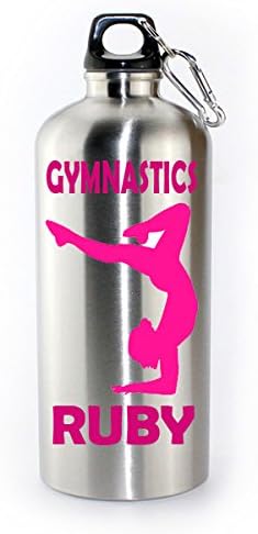 GYMNASTICS STAINLESS STEEL PERSONALISED DRINKS BOTTLE