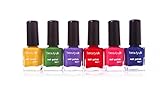 Beauty UK Nail Polish Set 6 x 8ml - Wild Child