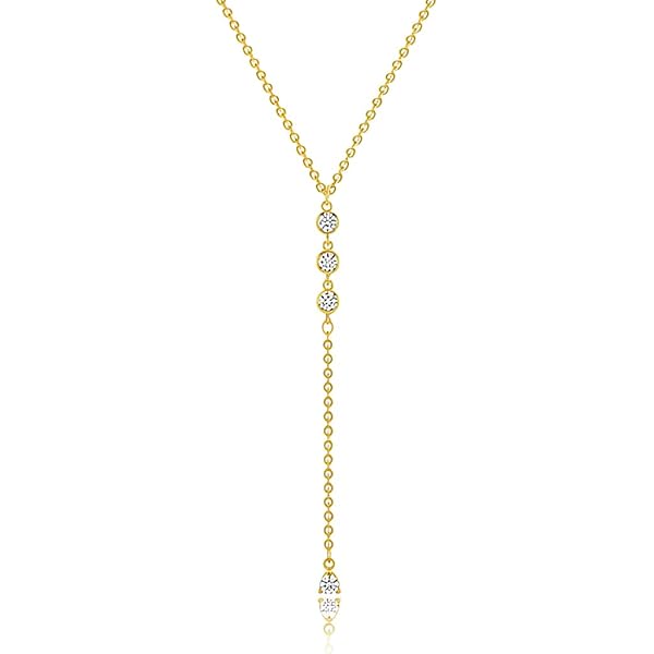 Collier Chaîne Doré Pour Femmes Avec Breloques Cœur Et Nœud Papillon - Bijou élégant Pour Quotidien Ou Soirée - Alliage Plaqué Or - Cadeau Idéal Anniversaire, Fête, Amoureuse - 3