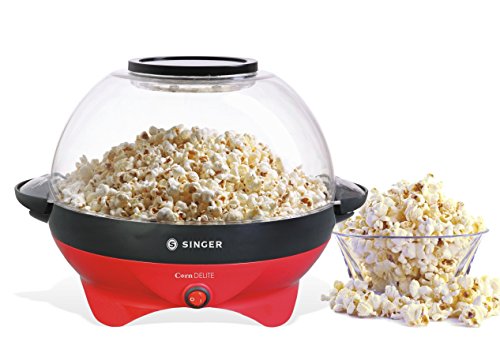 Singer Corn Delite 800-Watt Snack Maker (Red)