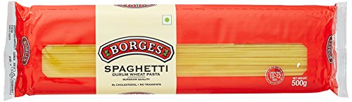 Borges Spaghetti Durum wheat Pasta, 500g RS.125 (36.00% Off) - Amazon