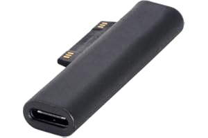 Cablecc Adattatore di ricarica DC 15 V tipo C femmina a Surface Pro7 Pro6 Pro5 Pro4 Pro X Go Book
