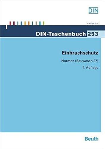 Preisvergleich Produktbild Einbruchschutz (DIN-Taschenbuch)