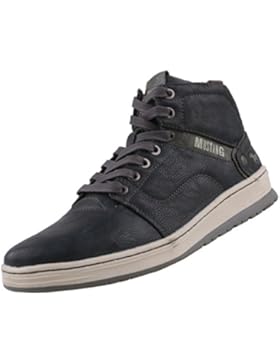 Mustang Herren High Top Sneaker gefüttert Blau