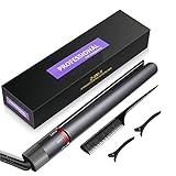 ✔【PLANCHA Y RIZADOR DE PELO 2 EN 1】La plancha de pelo profesional 2 en 1 es adecuada para todo tipo de cabello y se utiliza para alisar o rizar. La tabla de plancha cabello de cerámica avanzada tiene una función de anión para hacer que el cabello sea más suave y duradero. Rizador pelo profesional resistir efectivamente el cabello seco, la electricidad estática.