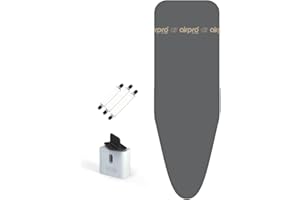 AirPro By Widex Copriasse a 6 Strati per Ferro da Stiro a Vapore - Taglia XXL Universale Max 137x48 cm - Niente più Acqua sotto l'asse - Stira Fino al 50% più Velocemente - Made in Europa