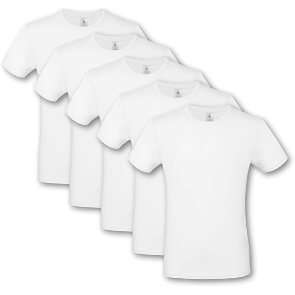 B&C Collection # E150 T-Shirt da Uomo in Cotone Tinta Unita, vestibilità Dritta - Arancia (L