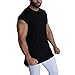 Produktbild Luckycat Herren Tanktop Tank Top Tankshirt T-Shirt mit Print Unterhemden Ärmellos Weste Muskelshirt Fitness Gym Herren Tank Top Men Cotton Stringer Fitness Gym Shirt Solide Sport VES