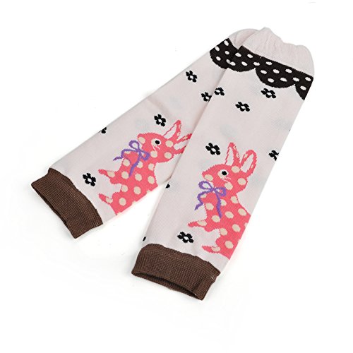 TopTie Baby Leg Warmer, Lovely Pattern for Boys/ Girls, Price for ONE Pair - #Rabbit