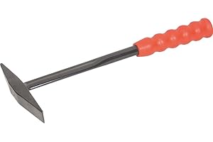 Lincoln Electric W000010800 Martillo Cabeza de Acero, Mango Goma Rojo, L260 mm