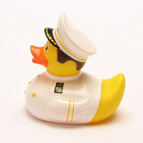 LiLaLu 8,5 cm Captain Ente Spielzeug (Mehrfarbig) - 4