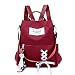 Produktbild YKXY Vintage Damen Rucksack GeldböRse Mode Einfache Damen Oxford Tuch Rucksack Studententasche
