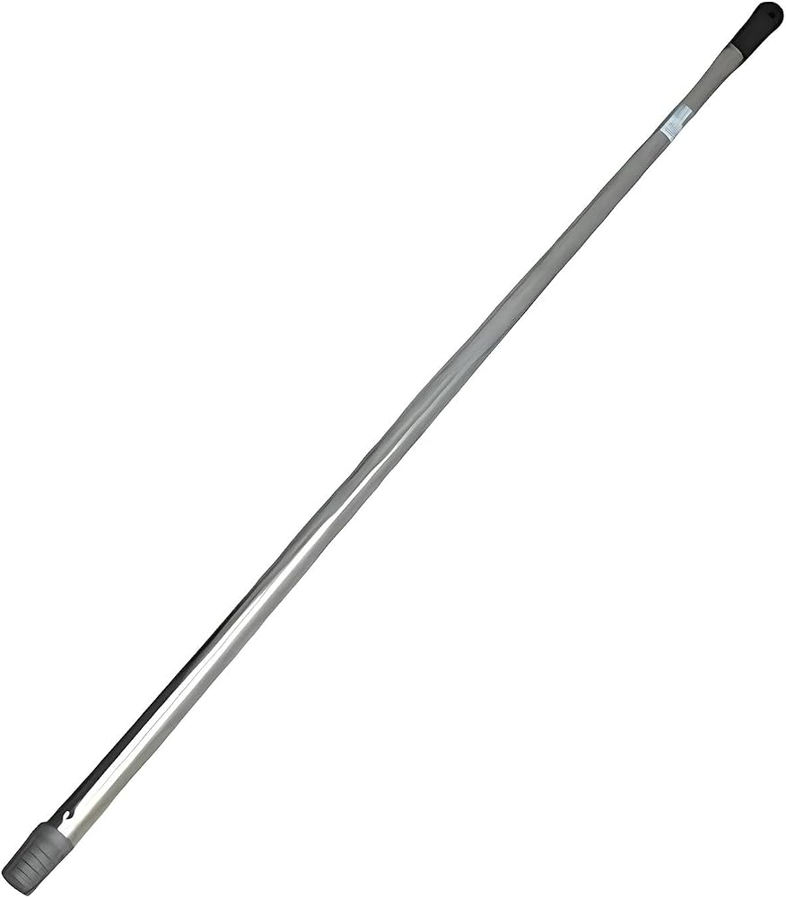 Metal Sap Sillgech Krom Renk Kalın Fırça Sapı Süpürge Çekpas Standart Metal Sap 120 Cm