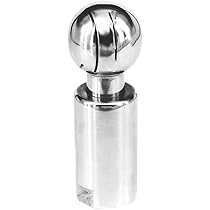 Sfera Spray Pulizia In Acciaio Inox - Per Serbatoi, Autopulente, Filettatura 1/2 Pollice