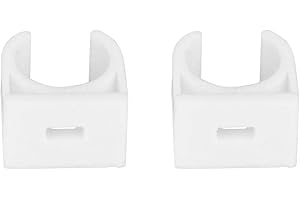 abrazadera pared tubos con tornillo + Abrazadera de un tubo, Akozon Abrazadera de tubo en forma de U Clips fijos para tubería de agua con tornillos 20 piezas(16mm)