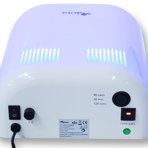 UV Lichthärtungsgerät Lampe Nagel Gel Acryl inkl. 8 UV Röhren - 2