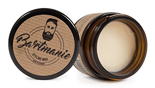 Bartmanie Bartwachs (50ml), Beard Balm für Bartpflege & Styling mit natürlichem Bienenwachs und hochwertigen Ölen - 2