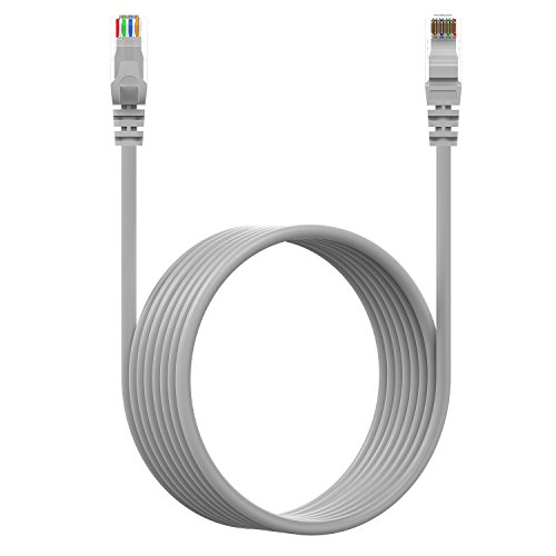 Ethernet Kabel, Rankie 7m RJ45 Cat 5e Ethernet-Netzwerkkabel Patch (Grau) – R1310C - 6