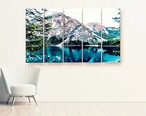 Artdira Beautiful Landscape Multiple Frames Wall Painting For Living Spaces, Bedroom, Hotels & Office With Sparkle Touch 7mm Hard Wooden Board (50 30 inches) AD_MFC_54