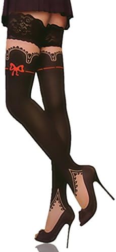 Moon Dessous Women's Hold-up Stockings black black One size