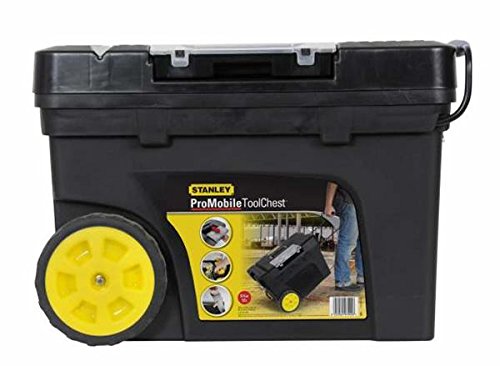 Stanley Mobile Montagebox, entnehmbarem Organizer, für Elektrowerkzeuge, ausziehbarer ergonomischer Stahlgriff, 1-97-503