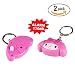 Produktbild Taschenalarm Frauen Persönlicher Alarm Schlüsselanhänger, 130DB Panikalarm Taschenlampe schlüsselanhänger für Frauen Mädchen und ältere Menschen (2 Pack)