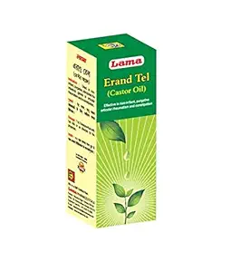 Lama Erand Oil (Castor Oil) - 100 ml - Regulates Easy Bowel Movement (Pack of 3)