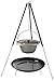 Produktbild Grillplanet® Dreibein mit Gulaschkessel 10 Liter Eisen, Deckel und Feuerschale