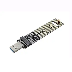 Layfuz M.2 NVME to USB3.0 Mobile Adapter Card Converter Card Support M.2 PCIE(Key M) Interface NVME SSD Not Support SATA Protocol