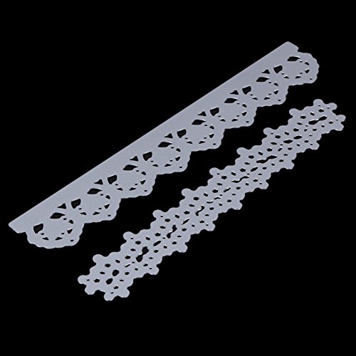Amazingdeal365 Metall Form Schablonen Schneiden DIY Dekor Sammelalbum Karten Buchzeichen Lesezeichen als Geschenk für Freunde Geburtstag Kinder,Kindergarten Hobby Schule Handarbeit Unterricht usw. Ein tolles Geschenk! (2PCS) - 3