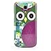 Produktbild Saxonia Samsung Galaxy S4 Mini Hülle Slim Hard Back Cover Schutzhülle mit Motiv Eule 2