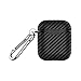 Produktbild TianranRT Kohlefaser Outdoor Kopfhörer Schutzhülle Hülle Cover Für Apple Airpods 1 (Schwarz)