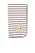 Steiff Unisex Baby Decke Nicky 65 x 95 cm Scarf, Purple (dusky Orchid Purple 7982), One Size (Manufacturer size: 0)