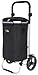 Produktbild Punta Einkaufsroller Talent 45 Liter Einkaufstrolley Trolley Thermofach 25 kg belastbar 10359 große Rollen + Faltshopper (Black 0100)