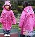 Waterproof Kids Funny Raincoat Children Cartoon Rain Coat Suit 3-8 years --Pink Rabbit