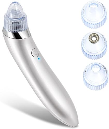 Adorishe Blackhead Electric Multifunction Facial Pore Cleanser Removal Skin Peeling Acne Remover Comedo Suction Vacuum Acne Comedone Extractor Machine Tool (White)