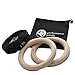 Produktbild Performance Panda Turnringe aus Birkenholz 32mm mit Gurten | Premium Gymnastik-Ringe für Turnen Crossfit Calisthenics