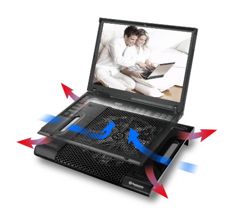 Thermaltake Massive 23 LX Notebook-Kühler 38,1 cm (15 Zoll) bis 43,2 cm (17 Zoll) - 9