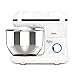 Produktbild Küchenmaschine Knetmaschine Food Processor Wancle Stand Mixer 1260w, mit 5.5 Liter Edelstahlschüssel, Spritzschutz, Rührbesen, Knethaken und Ballon-Schneebesen (Marmor)