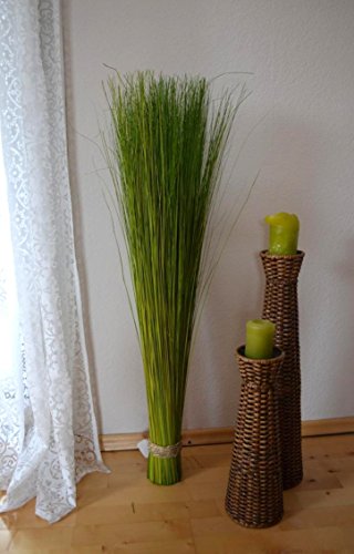 Gräser Grasbündel grün Deko Zweige Gesteck für Vasen Trockengesteck Deko ca. 100cm - 2