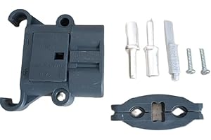 JWDAWN Fiche de chargeur DIN 80 A mâle pour REMA DIN 80A 150V 16mm2 25mm2 Prise d'alimentation Euro 95198-00 95199-00 95209-00 95214-00 avec contacts auxiliaires (contacts 25 mm2 sans AUX)