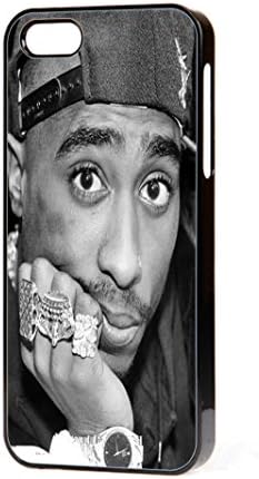 NEW 2PAC TUPAC SHAKUR HIP HOP RAPPER IPHONE CASE FREE P&P. (IPHONE 6, BLACK CASE)