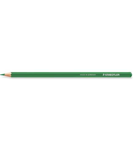 Lot De 6 Crayons De Couleur Vert Staedtler Design Journey - Mine Souple, Bois PEFC, Forme Hexagonale - 12