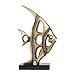 Produktbild HGXC WY Fischschmuck kreative Kunstschmuck glückliche Fischstatue Goldfischausgangswohnzimmerdekoration Kunst (größe : (Large) 25 * 9 * 43cm)