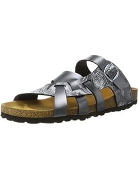 Lico Damen Bioline Flora Flache Hausschuhe