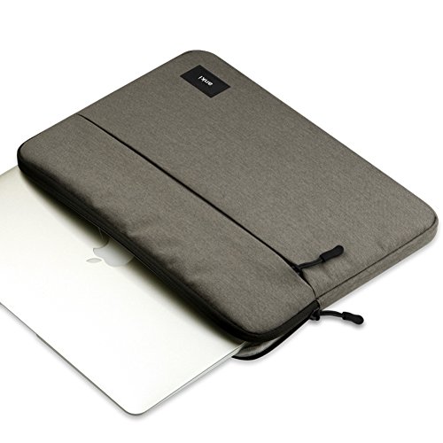 11-11 6 Zoll Laptop Tasche Notebook H  lle Laptoph  lle Tauchen Stoffe f  r Macbook Air Pro Notebook Surface Dell Kaffee