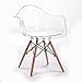 Produktbild HHCS Stuhl Transparent Handlauf Stuhl Stuhl Stuhl Einfache Kreative Designer Kunststoff Zurück Stuhl Schreibtisch Und Stuhl (43 * 61 * 80 cm) Hocker & Stühle ( Farbe : A )