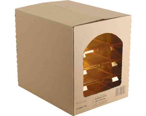 5 x Helit Briefablage A4 Polystyrol glasklar